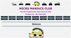 Desktop Screenshot of micromaniacsclub.co.uk