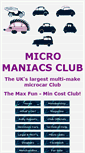 Mobile Screenshot of micromaniacsclub.co.uk